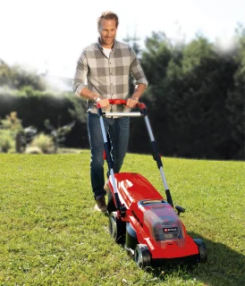 Einhell Power X-Change GE-CM 36/37 Li Grasmaaier + GE-CG 18/1 Li Grasschaar inclusief 2 accu's en laders