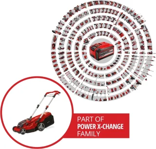Einhell Professional RASARRO 36/38 Li Accu Grasmaaier Kit