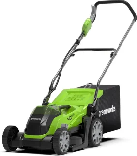 Elektrische Accu Grasmaaier 35 cm - Groen/Zwart