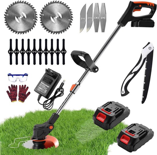 De ultieme 3-in-1 draadloze grastrimmer voor veelzijdig tuinonderhoud