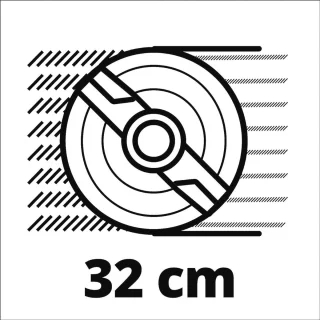 Elektrische Grasmaaier 1000W 32 cm
