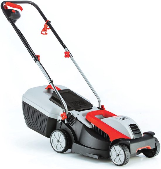 Emmeret Elektrische Grasmaaier 38 cm – Compact, Stil en Efficiënt voor de Kleiner Tuin