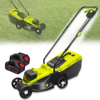 Elektrische Grasmaaier - Accu Grasmaaier - Gazon Onderhoud - Borstelloze Motor - 45L Opvangbak - Zwart