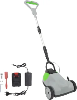 Elektrische grasmaaier draadloos model grijs