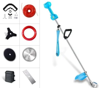 Elektrische grasmaaier en gazon trimmer