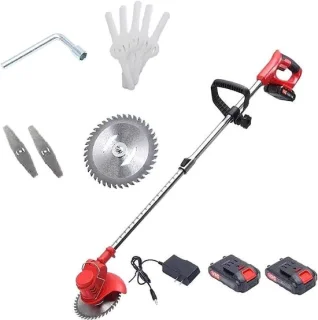 Elektrische grasmaaier en grastrimmer