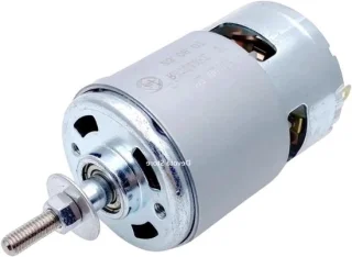 Elektrische grasmaaiermotor - DC-motor - 42 mm - zilver