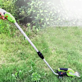 Elektrische grastrimmer en snoeischaar - Zwart