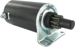 Elektrische startmotor voor grasmaaier, 10 tanden, standaard, zwart