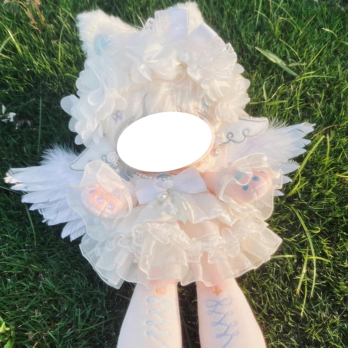 Wat vinden we goed aan de Engel & Duivel Vleugels Punt Set voor Labubu Poppen 25x10 cm wit/zwart
