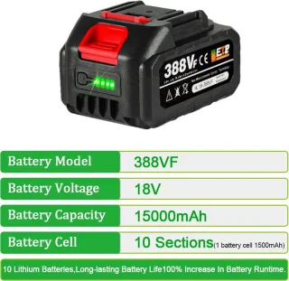 Eszenzics Professionele Accu Grasmaaier 18V voor Makita