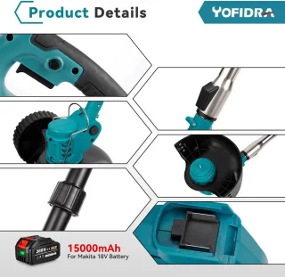 Eszenzics Professionele Accu Grasmaaier 18V voor Makita