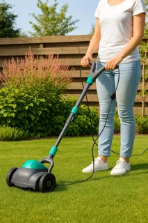 Fameilleur elektrische minigrasmaaier voor kleine gazons