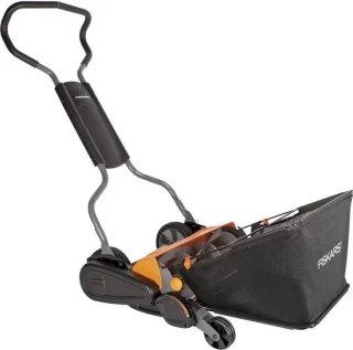 Fiskars StaySharp Max Grasmaaier 46cm inclusief grasopvangbak