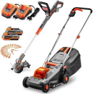 FUXTEC 20V oplaadbare tuinset FX-E1RM20ECO-SET en FX-E1RT20-SET