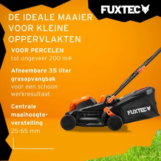 FUXTEC accu grasmaaier 40V set