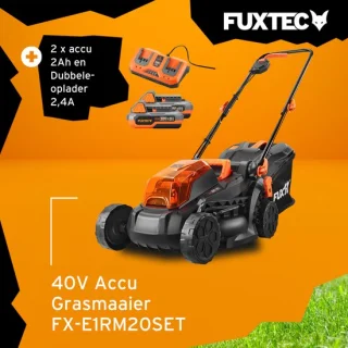FUXTEC accu grasmaaier 40V set
