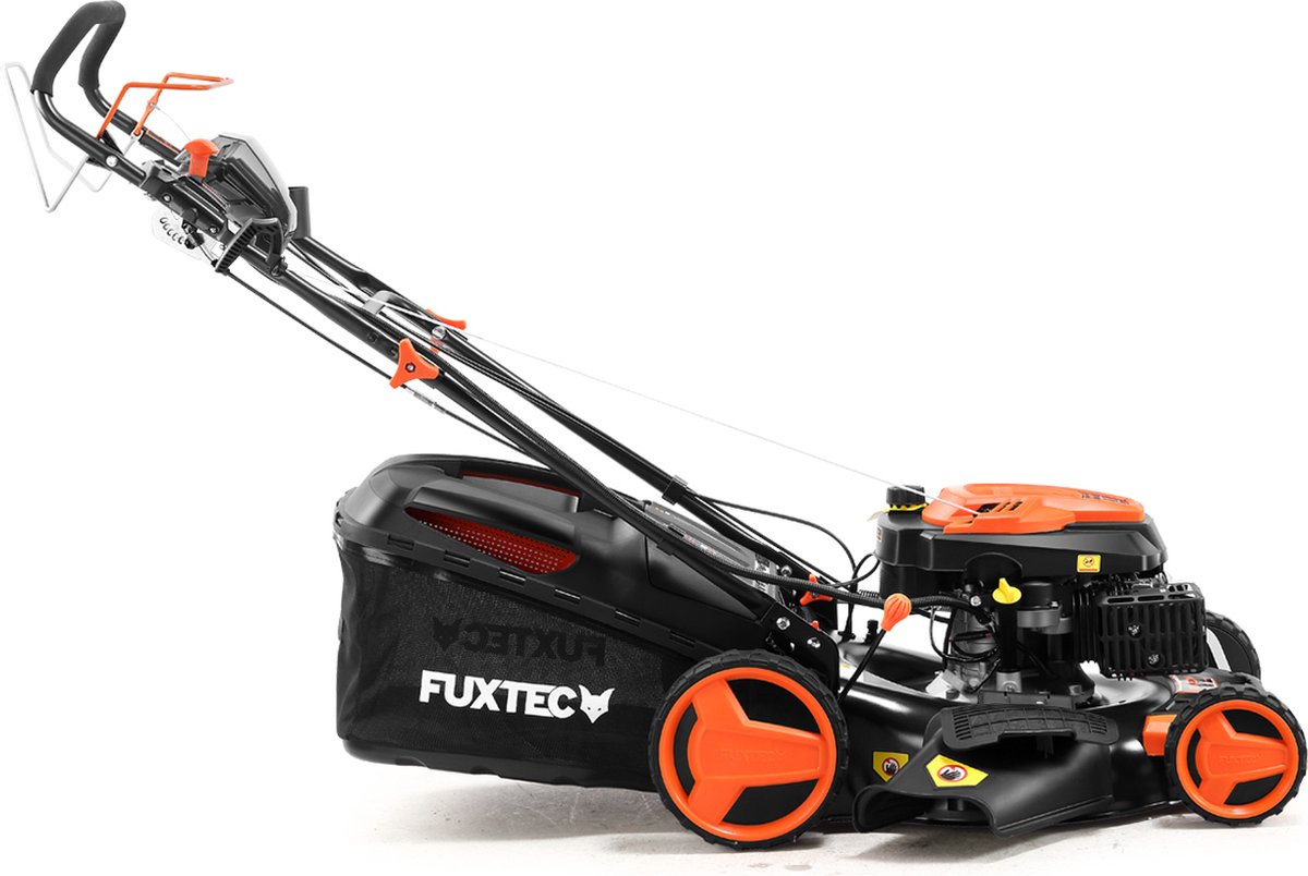 Wat vinden we goed aan de FUXTEC FX-RM5196eS-PRO Benzine Grasmaaier 51cm Zelfrijdend