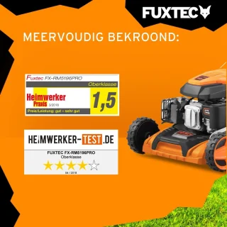 FUXTEC FX-RM5196PRO Benzine Grasmaaier 51cm Zelfrijdend