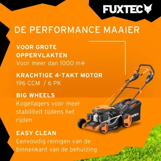 FUXTEC FX-RM5196PRO Benzine Grasmaaier 51cm Zelfrijdend