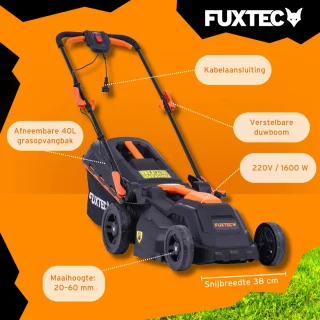 FUXTEC FX-RME38 Elektrische Grasmaaier