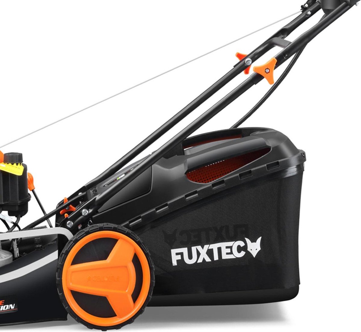 Wat vinden we goed aan de FUXTEC Grasmaaier FX-RM5196eS Benzine 51cm Zelfrijdend