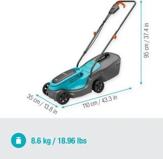 GARDENA PowerMax 30/18V P4A Accu Grasmaaier 18V