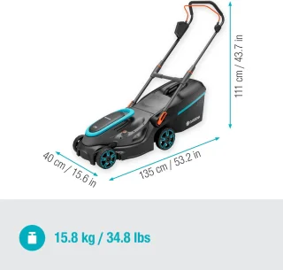 GARDENA PowerMax 37/36V P4A Accu Grasmaaier Set