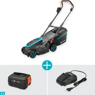 GARDENA PowerMax 37/36V P4A Accu Grasmaaier Set