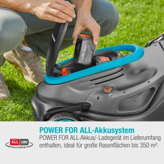 GARDENA PowerMax 37/36V P4A Accu Grasmaaier Set