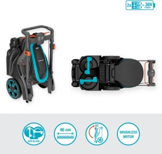 GARDENA PowerMax Duo 46/36V P4A Solo grasmaaier