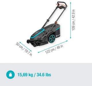 GARDENA PowerMax Duo 46/36V P4A Solo grasmaaier