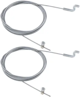 Gaskabel 2000 mm - Z-haak motorremkabel - staal - diameter 1,5 mm