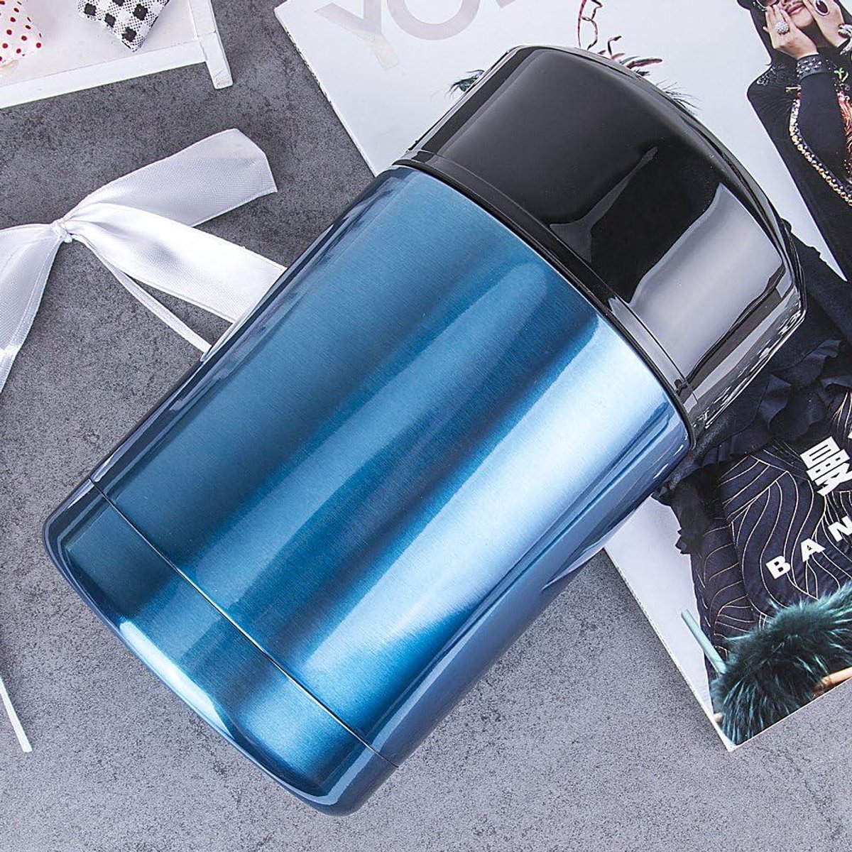 Wat vinden we goed aan de Geïsoleerde voedselcontainer 36 oz blauw