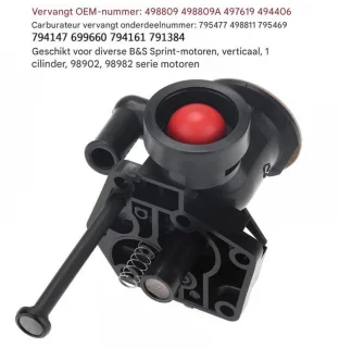 GELLDG carburateurkit met luchtfilter voor Briggs & Stratton