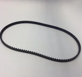 Getande riem voor tuingereedschap - 2 stuks - zwart