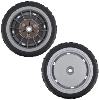 Grasmaaier achterwiel 8 inch - 2 stuks - vervangt OEM 107-3709 - geschikt voor Toro - naaf 1/2" - 42 tanden