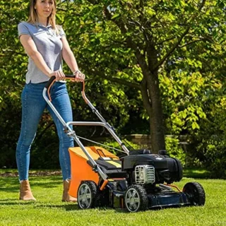 Grasmaaier benzine zelfrijdend 41 cm Maaibreedte
