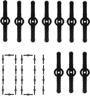 Grasmaaier draadsnijder - snijkop trimmer - 100 stuks - zwart