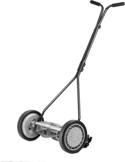 Grasmaaier - grijs - 16 inch - 5-bladige handmatige grasmaaier