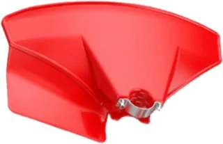 Grasmaaier guard bosmaaier schild rood