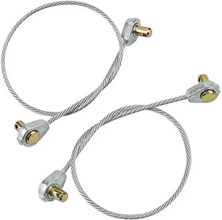 Grasmaaier kabelset deklift onderdelen - 2 stuks, zilver