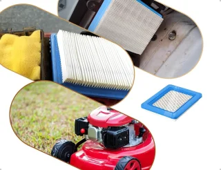 Grasmaaier luchtfilter compatibel met 491588 399959 - m-winkel