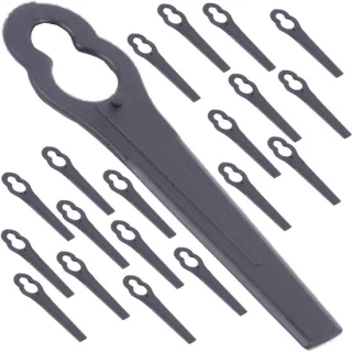 Grasmaaier messen - 20 stuks - wit