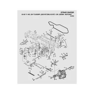 Grasmaaier riem - transmissie riem - 287 x 1.4 cm - zwart