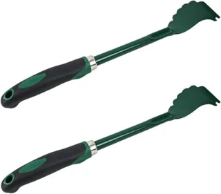 Grasmaaier schraper - 2 stuks - groen