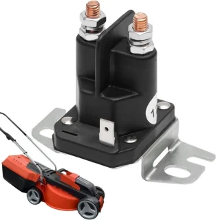 Grasmaaier solenoïde startrelais 12v zwart