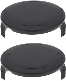 Grasmaaier spoeldop 86x34 mm – 2x spoeldop – kunststof – zwart – spoeldop