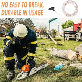 Grasmaaier terugslag startkoord 10 meter - 3,0 mm trekkoord - met 3 stuks starthandgreep - universeel gebruik - ShopVlot