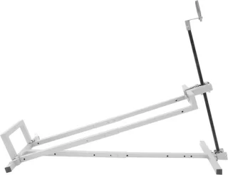 Grasmaaierlift hefapparaat 80 x 50 x 93 cm grijs en zwart